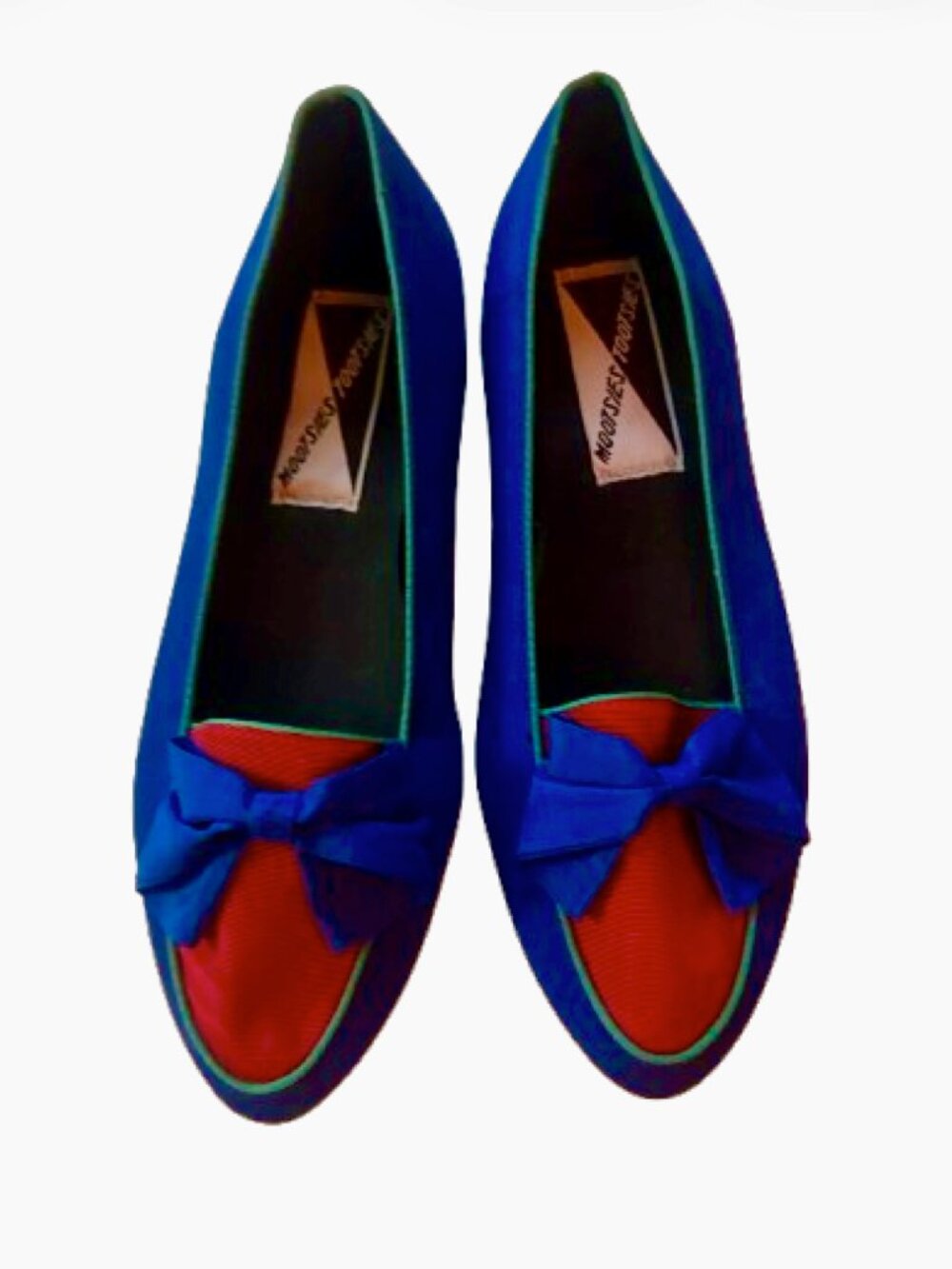 Vintage Colorblock Bow Flats – Mootsies Tootsies